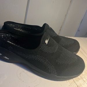Women's Skechers Mule Sneakers black Sz 9.5